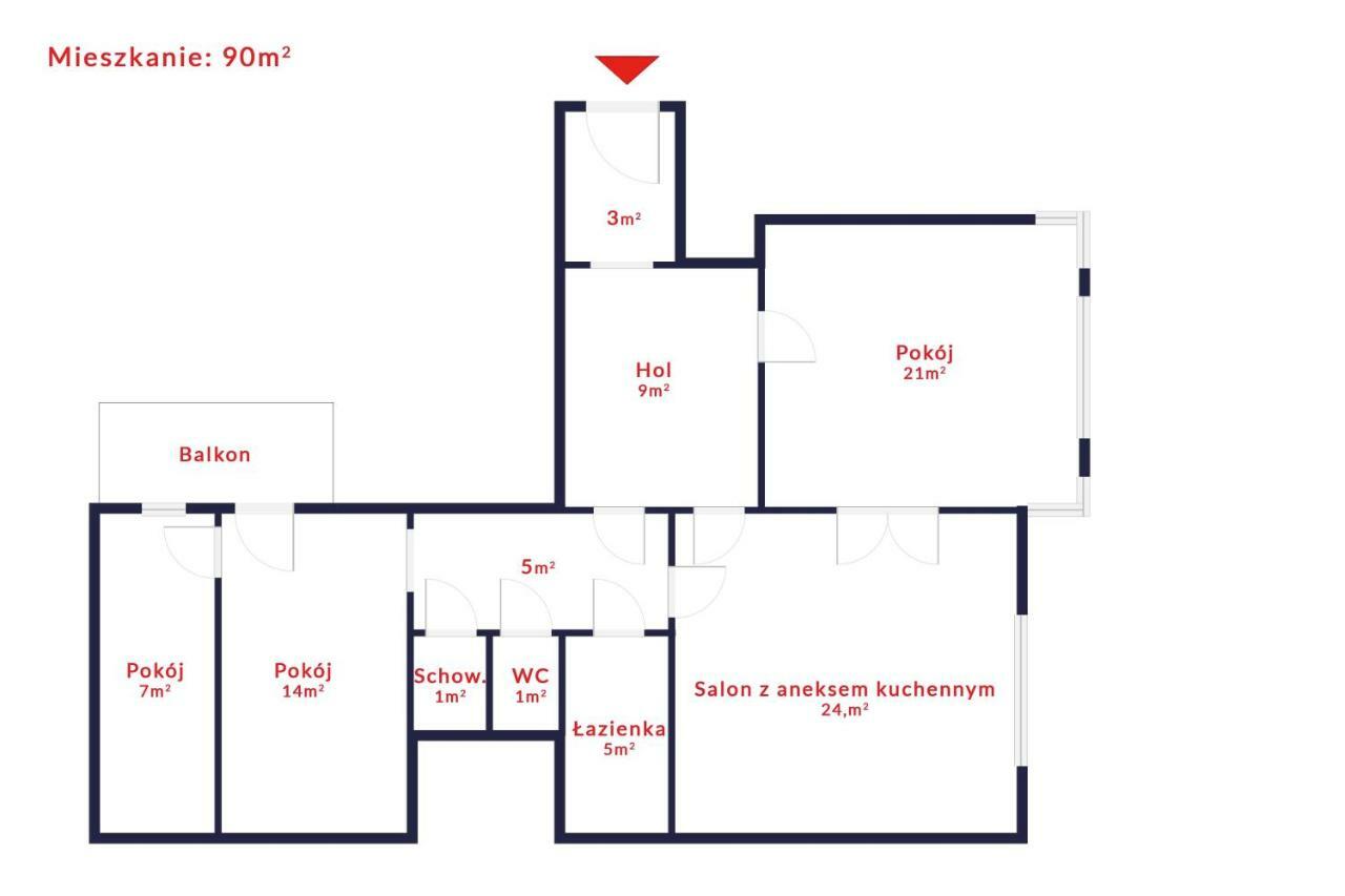 Tenement Apartment 90M2 City Center Cracóvia Exterior foto